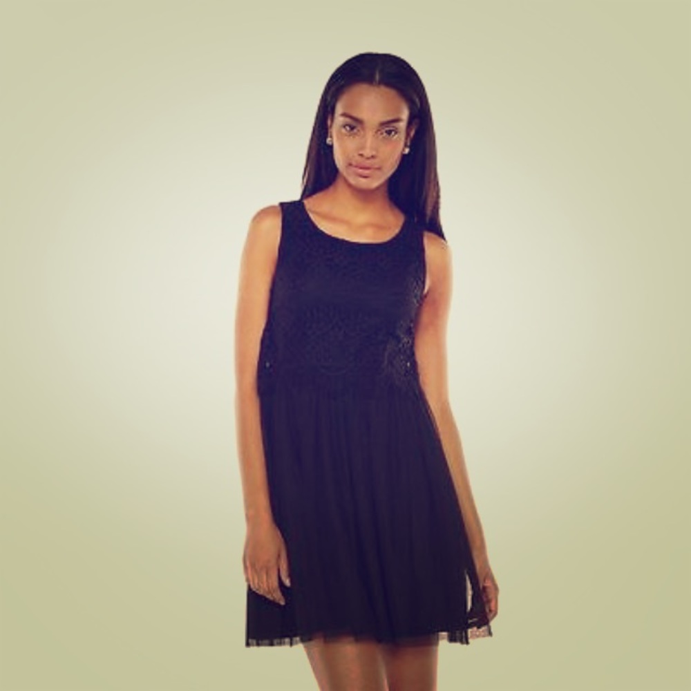 LITTLE BLACK TULLE DRESS